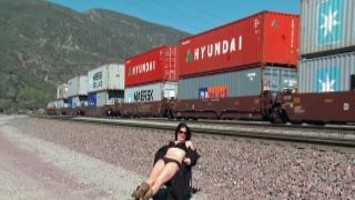 WeAreHairy - Alicia Silver - Train Tracks Black Lingeri