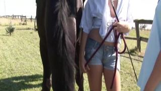 Teenmodels - Girls Horse Playing Around(Blond Cat, Yasm