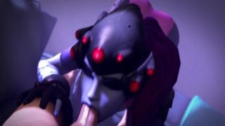 Overwatch Widowmaker with Big Bubble Ass Brutal Fucks in Every Hole