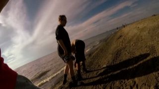 TeenHotCouple69 - Sex On A Public Beach Usa With Cum On