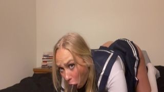 Slutty Freshman Blonde Being Kinky 2